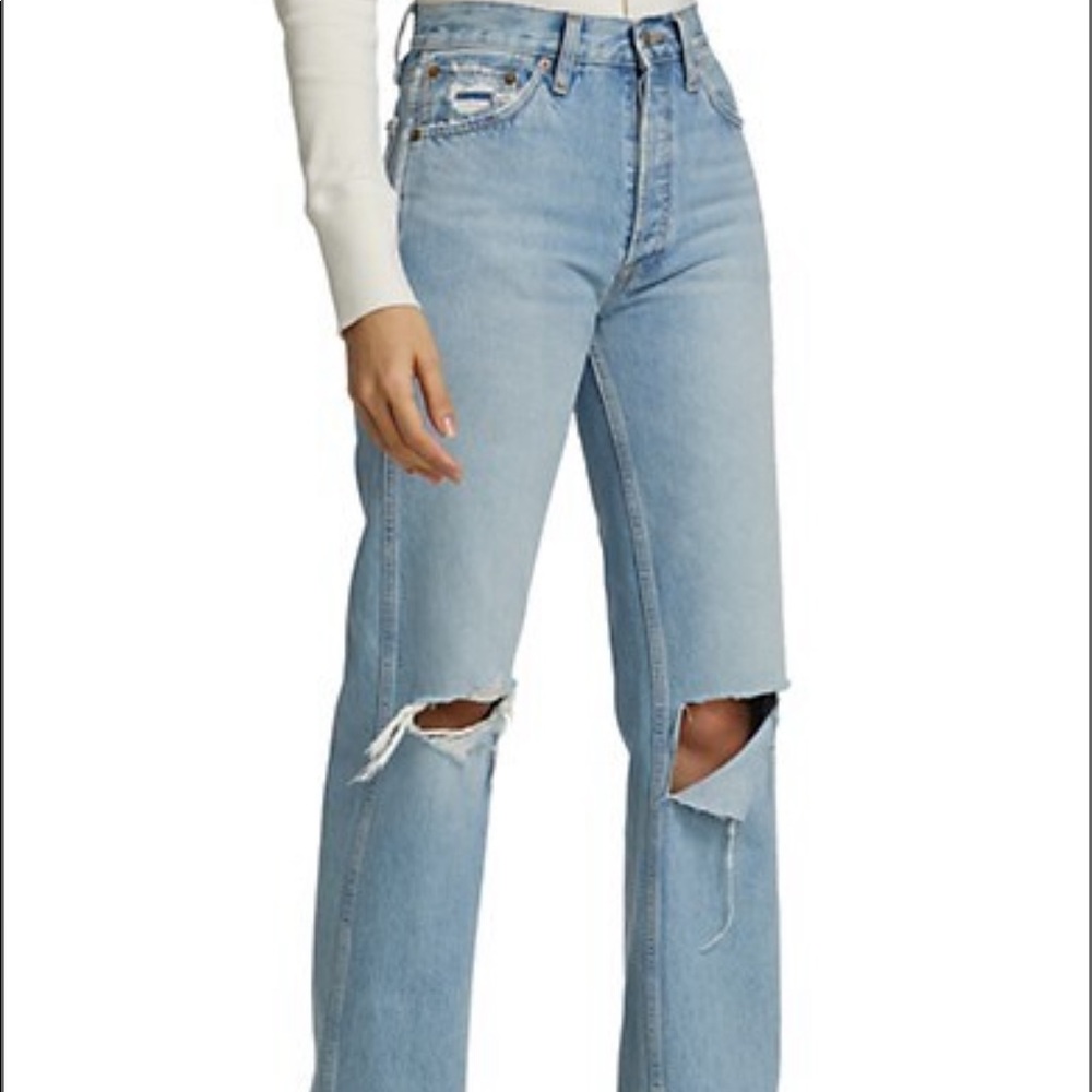 Re/done 90’s high-loose straight jeans